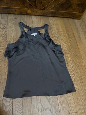 Y2K Vintage Violet & Claire Black Racerback Camisole